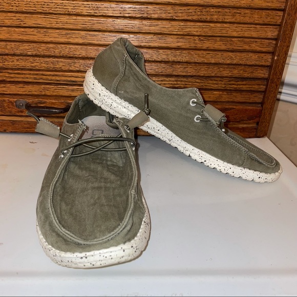 Hey Dude | Shoes | Womens Olive Green 